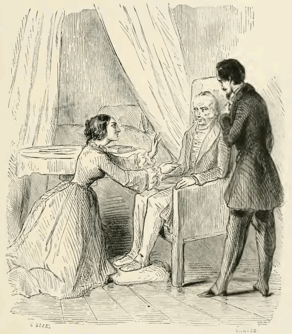 [Ilustrasi: Morrel dan Noirtier]